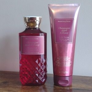 Bath and Body Works Champagne Apple and Honey Set